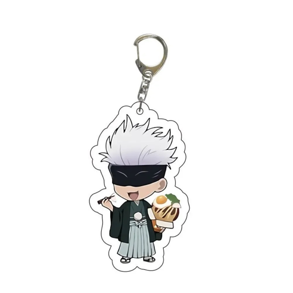 5.5CM Anime Jujutsu Kaisen Gojo Satoru Fushiguro Megumi Ltadori Yuji Acrylic Figure Model KeyChain Pendant Toy Gift Accessories