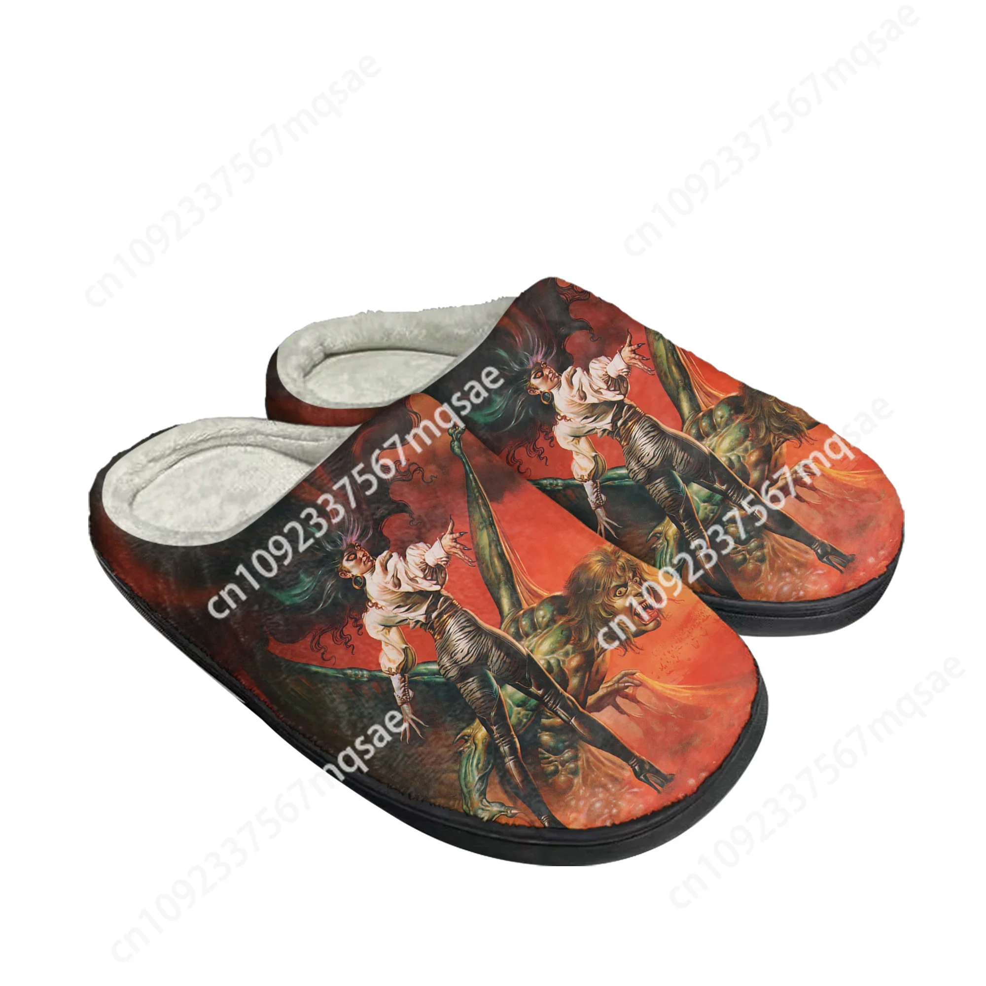 Ozzy sandal kustom katun rumah penyanyi batu Osbourne sandal Wanita Pria Sepatu tetap hangat kasual mewah sandal pasangan