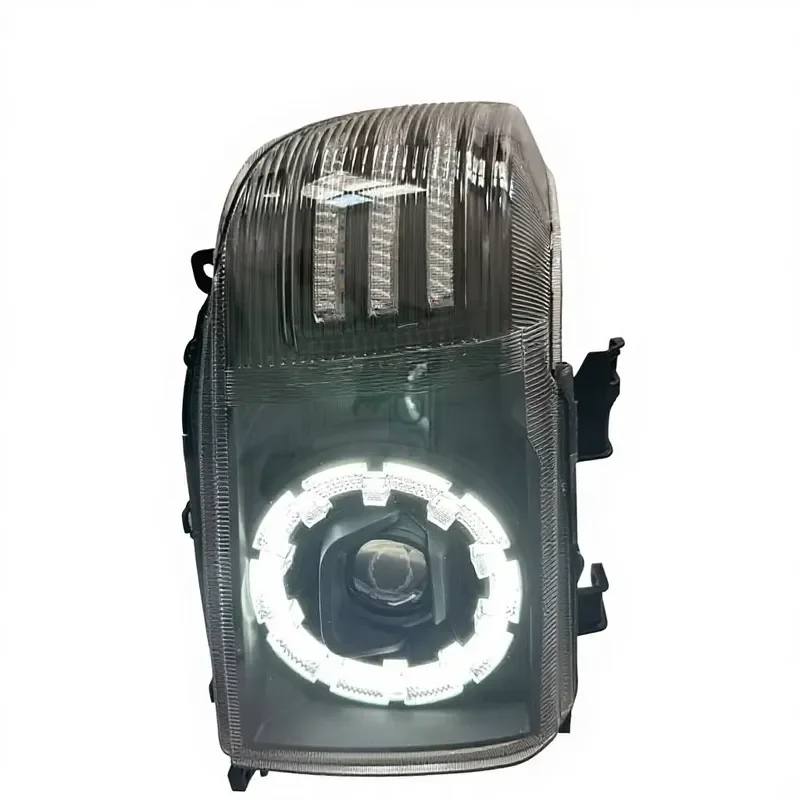Facelift White LED Guide Headlight Modified for Land Cruiser 70 Series FJ75 VDJ79 Pickup Exterior Parts