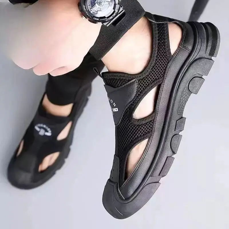 Men Sandals Summer Leisure Beach Holiday Sandals Men Shoes 2024 New Outdoor Sneakers Male Roman sandals Comfortable Casual