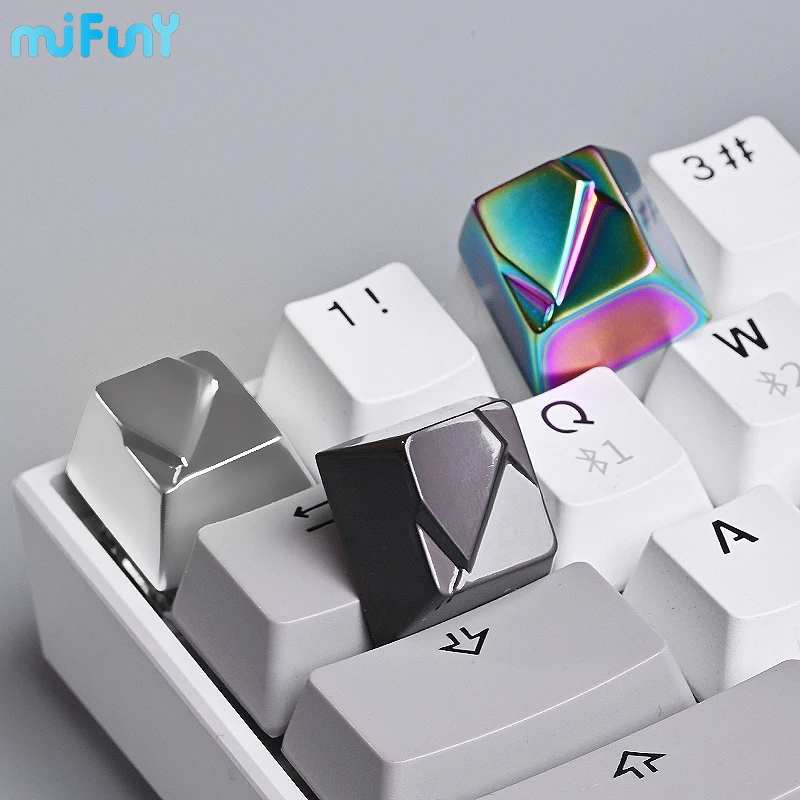 

Metal Keycap Original Diamond Creativity Design Keyboard Caps R4 Cherry Profile Key Caps Mechanical Keyboard Accessories Gift