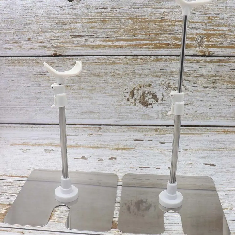 Support sur pied en acier inoxydable, présentoir universel réglable pour modèles de figurines de poupée Bjd, accessoires, 1/3 1/4 1/6 1/8
