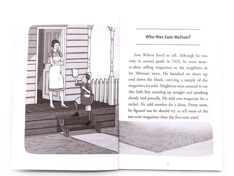 Who Was Sam Walton?  Children's books aged 8 9 10 11 12 English book, Bildungsroman books 9781524792701