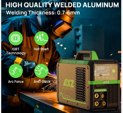 HITBOX AIXZ ACDC AIT250P MIG / TIG CAN WELDING 1mm ALUMINUM
