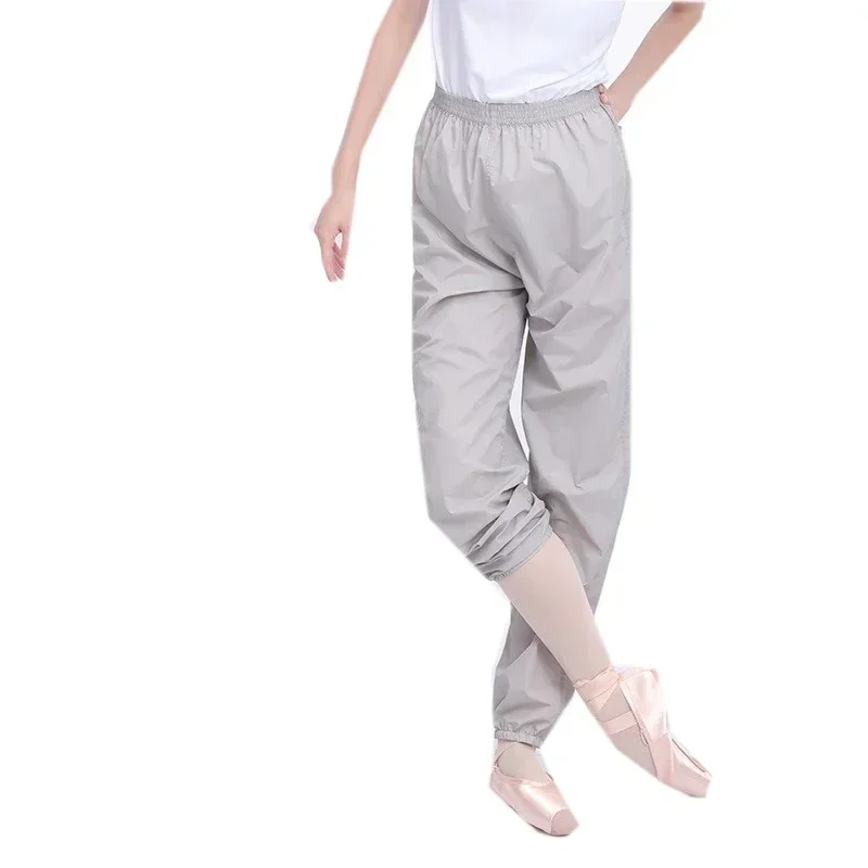 

Обертывания тела, брюки из рипстопа для девочек и женщин, балетки, легкая интенсивность, нейлон, пот для танцев, разминка