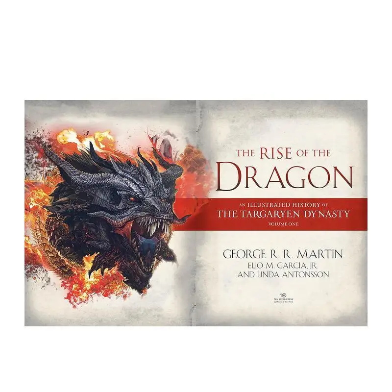 Game of Thrones Comics Novel Vol.1 The Rise of the Dra House Targaryen History Atlas Original Genuine Collection Gifts