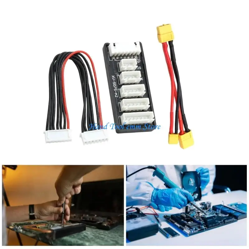 H37F 2S to 6S Lithiums Polymers Battery Balance Chargers Adapters Plate with Interfaces