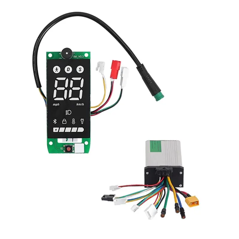 AEF6-Instrument And Controller For Xiaomi Electric Scooter 4 Lite 2Nd Gen 21.6V Main Board Switchboard Replacement Parts