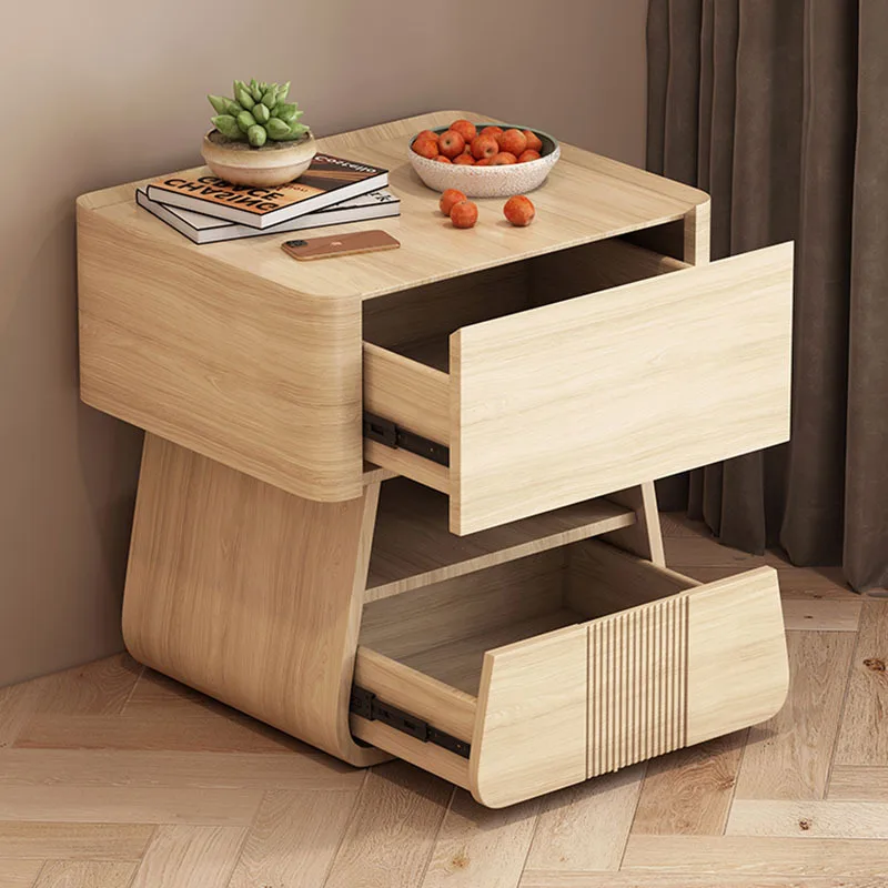 Mesa de cama de diseño minimalista, mueble italiano, moderno, nórdico, Para pasillo, mesita de noche, estante móvil, artículos Para El Hogar