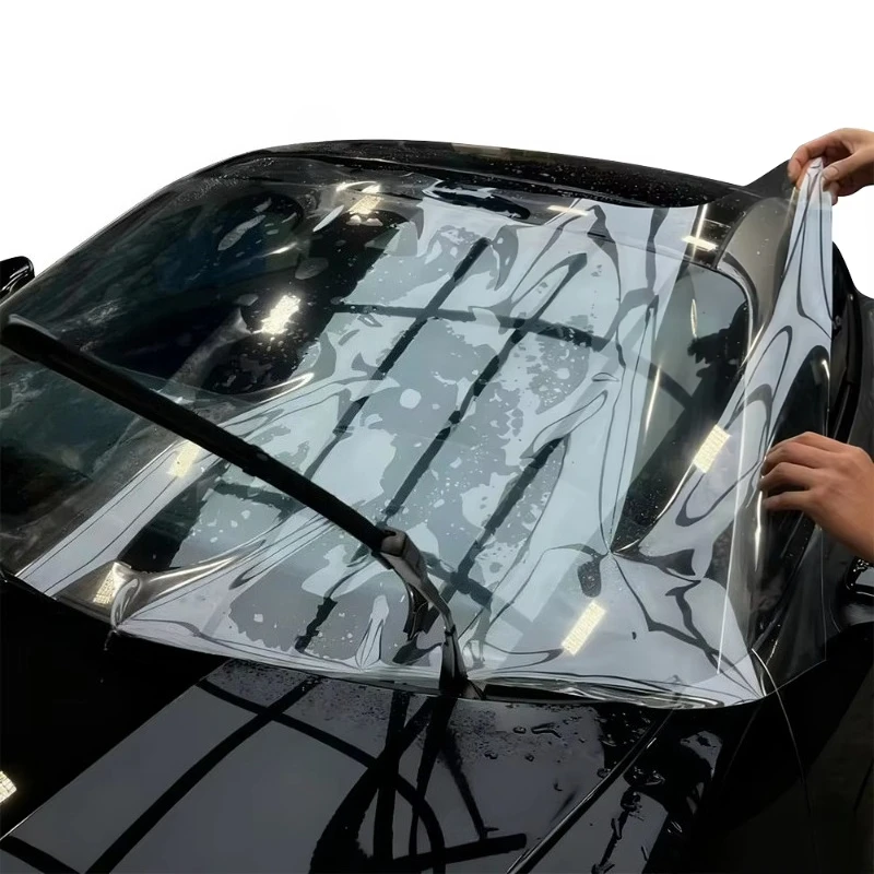 

Пленка EPU PPF для защиты лобового стекла 1.52*15М, прозрачная, пуленепробиваемая, взрывозащищенная, для автомобильных стекол