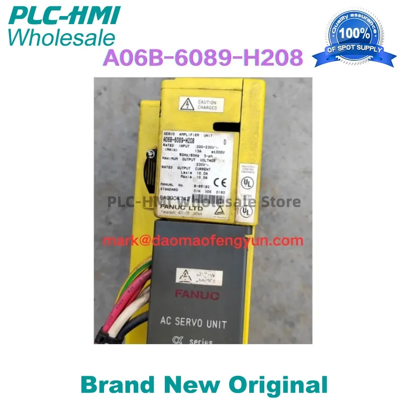 A06B-6089-H208 A06B-6089-H206 Б/у сервопривод, проверен, исправен A06B-6089-H208 A06B-6089-H206 Б/у сервопривод, проверен, исправен