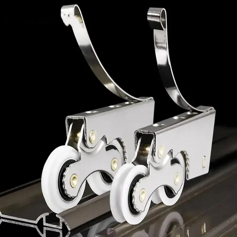 Schiebetürrolle für Kleiderschränke, robust, verschleißfest, für reibungsloses Gleiten, Hardware für die Reparatur von Schränken, DIY-Heimwerkerbedarf. – Detail 1