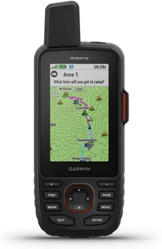 Garmin gpsmap 66i, GPS-Handheld und Satelliten kommunikator mit topo aktiver Kartierung und Inreach-Technologie, Multi