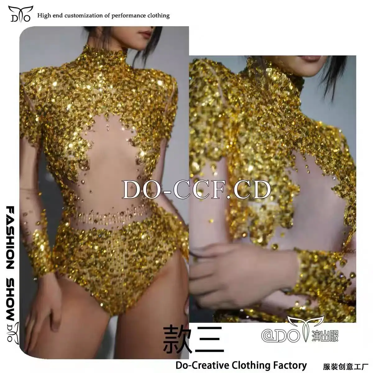 Sexy Performance Dance Costume Singer Dancer Stage Wear Sparkly Rhinestones Sequins Tassel Bodysuit for Women Birthday Outfit