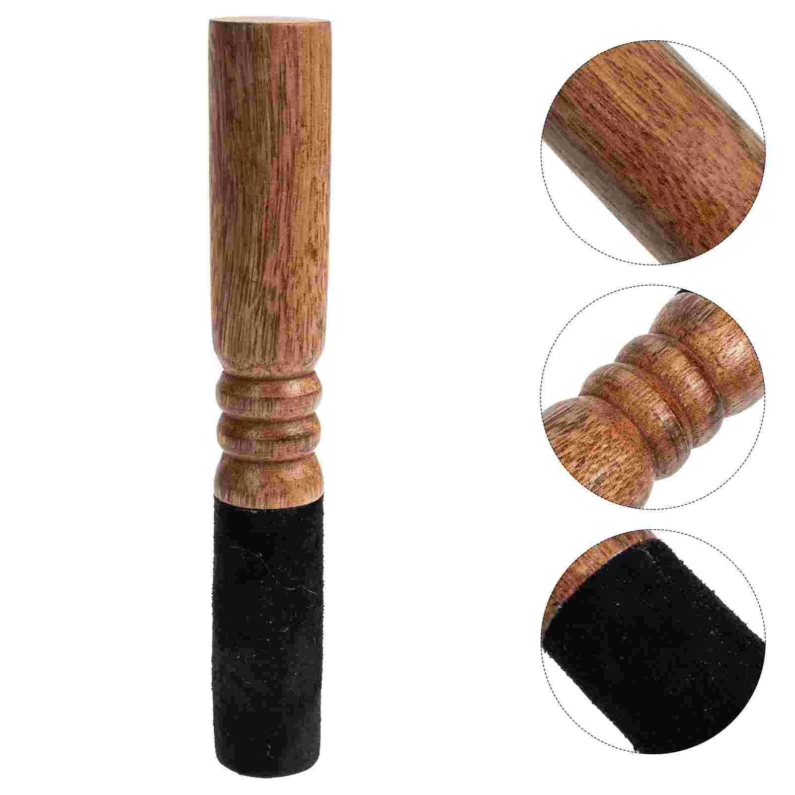 

Acoustic Mallets Knocking Rod Singing Bowl Parts Meditation Stick Nepalese Buddha Sound Wooden