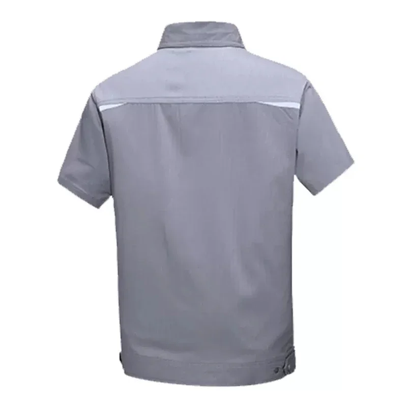 Sommer Hemd und Hose Anzug Werkstatt Uniformen Set Männer Mechanick Reflektor