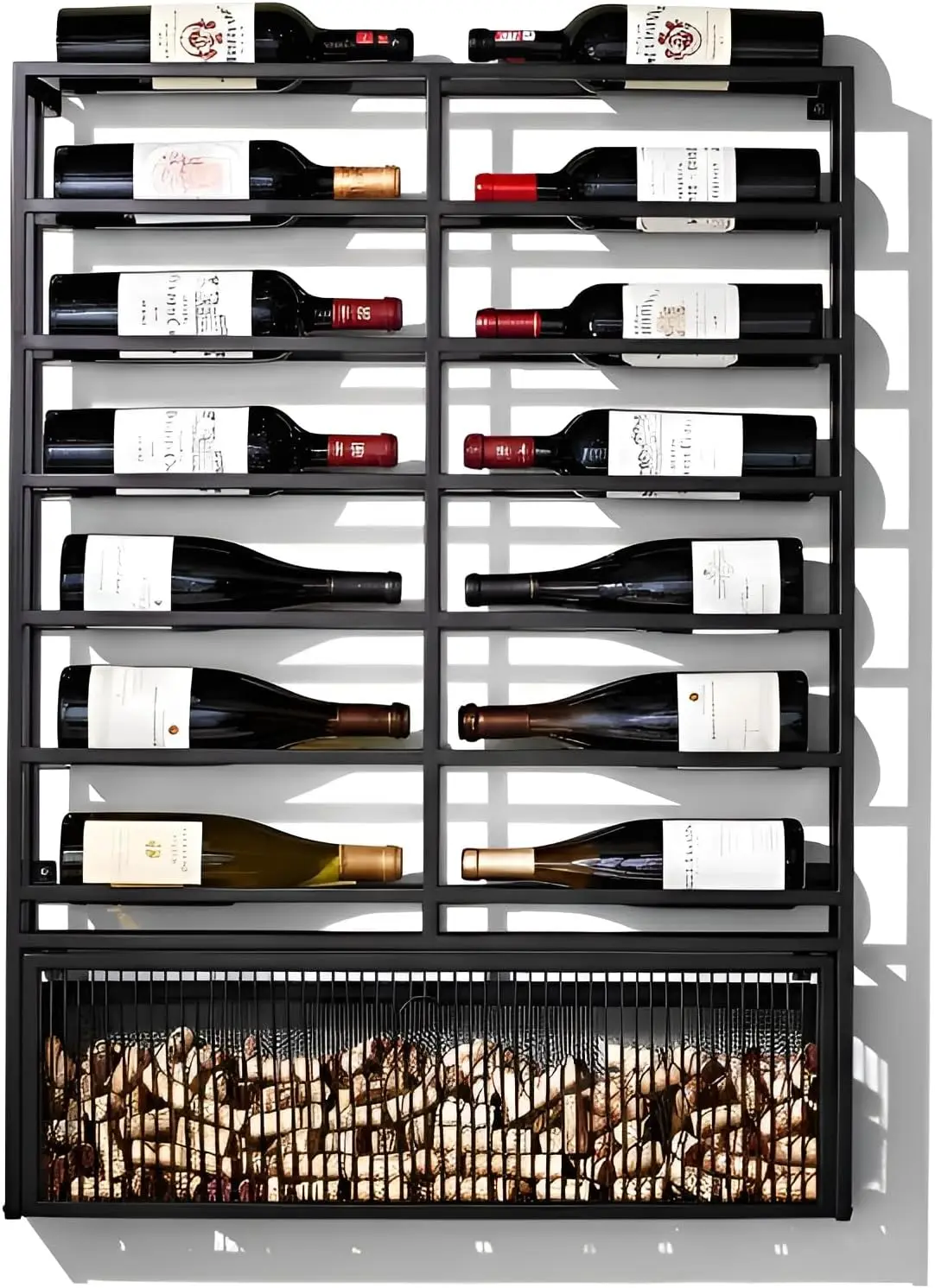 14-Bottle Wall Wine…