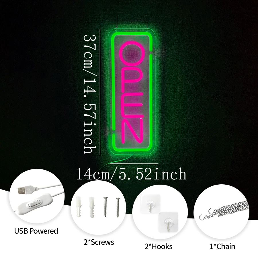 Sinal de néon led aberto, com - Embroidery Studio avaliação e preço