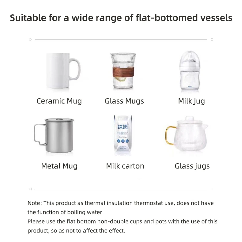 35W Riscaldatore di tazze Scaldatazze da caffè Piastra riscaldante elettrica Pad riscaldante 4 marce Sottobicchiere scaldino di temperatura per acqua di tè al latte 220V