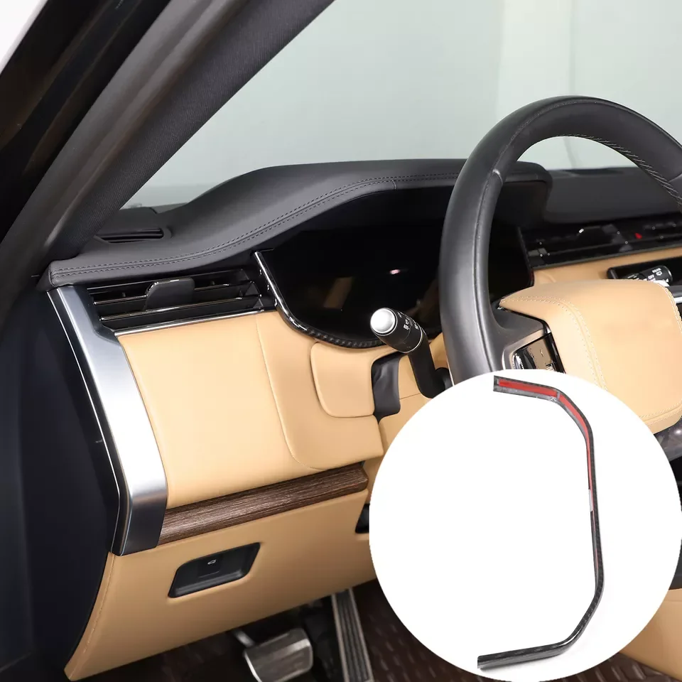 

Carbon Fiber Dashboard meter Panel Frame Cover For Range Rover Sport Vogue 2023+