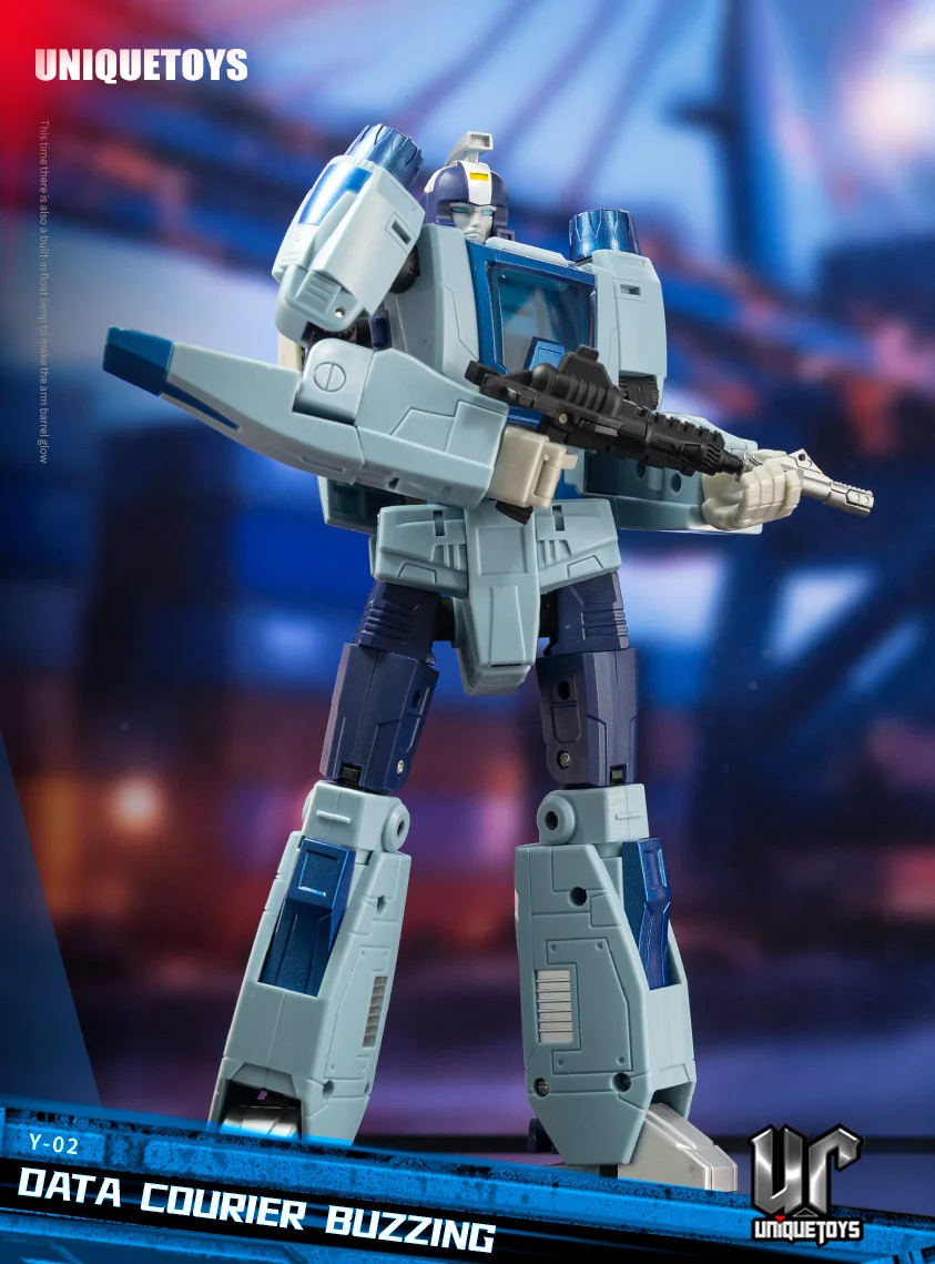 Unique Toys UT Y-02 Y02 Transformation Blurr DATA COURIER BUZZING Model Collection Action Figure