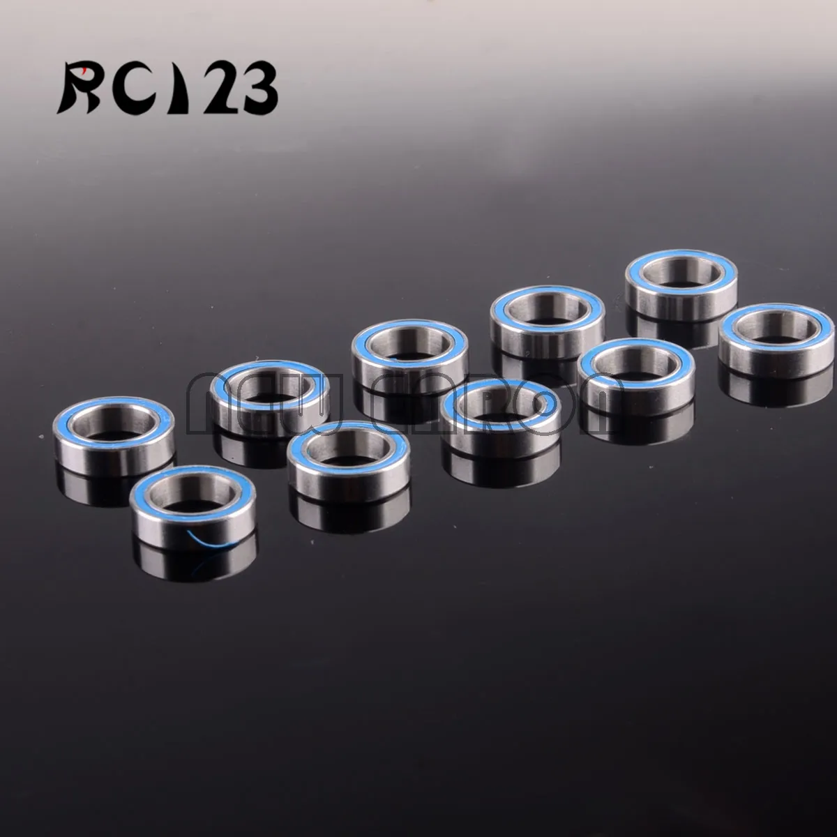 6700ZZ 10*15*4mm Blue Rubber Sealed Miniature Ball Deep Groove Radial 10x15x4MM Bearing for RC Cars Heli and Planes Accessories