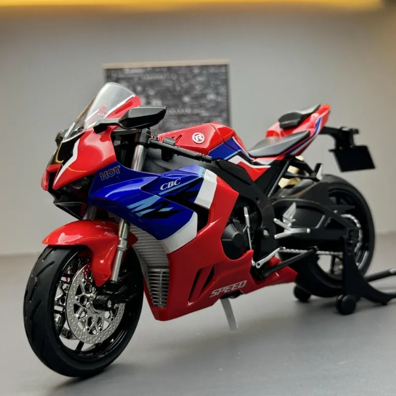 

Diecast 1:12 CBR1000 Alloy Motorcycle Model Sound and Light Children Boys Car Gift Collective Home Decor Motorbike Toys Toy Car