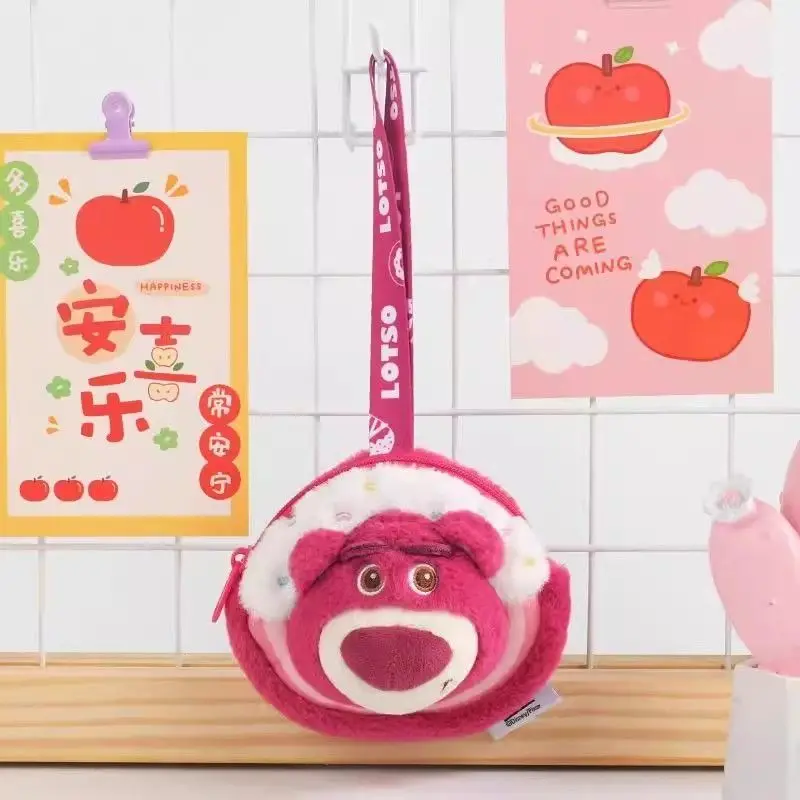 ディズニー ロッツォ ぬいぐるみ コインパース かわいい漫画のジッパー付き小さな財布 ポータブル ミニマネーポーチ 女の子や子供へのギフト 日常使用