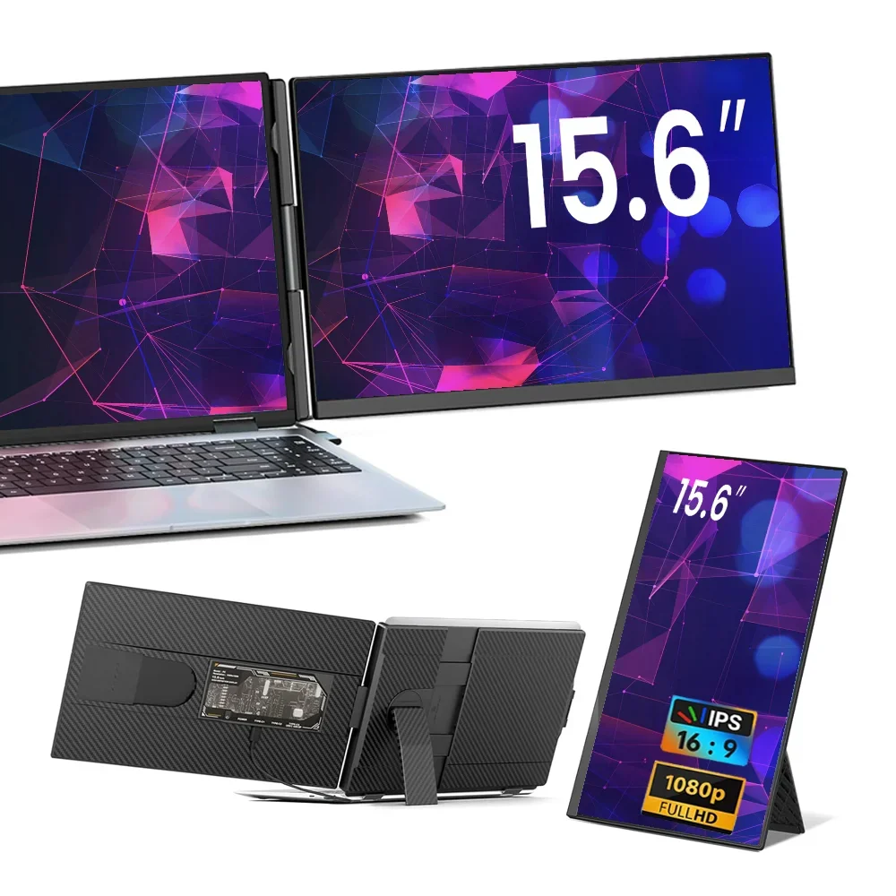 

15,6-дюймовый портативный интерфейс IPS-панели типа C для электронных продуктов, совместимый с ПК-ноутбуками и ЖК-дисплеем