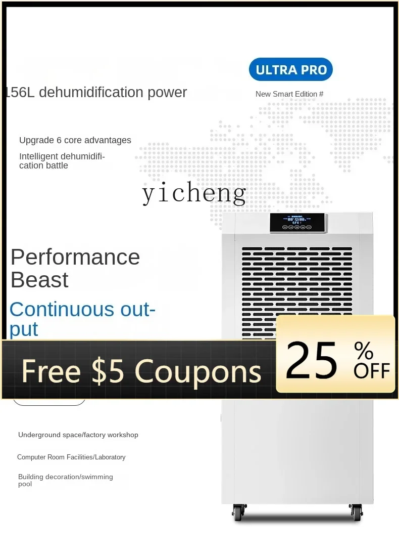 

AB Industrial Dehumidifier Dehumidifier Villa Household Dehumidifier Warehouse Air Dryer