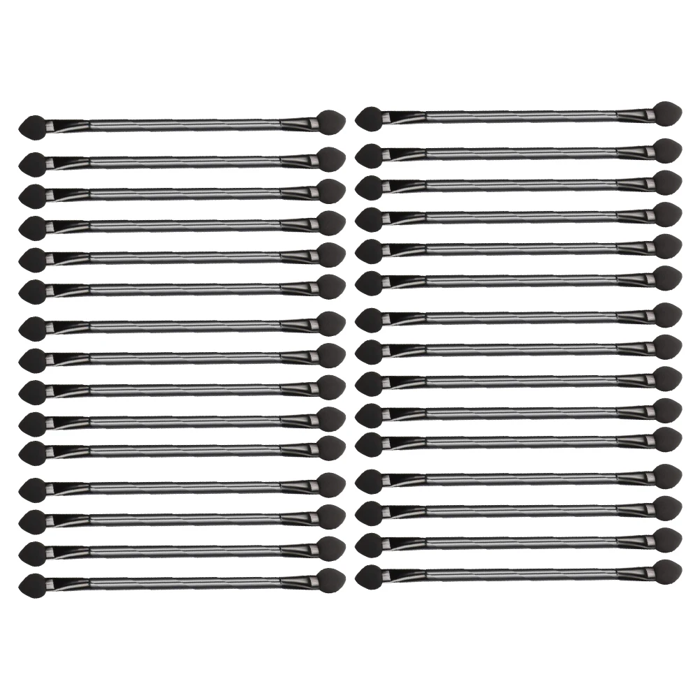 

30 шт., кисть для теней для век, легкий портативный инструмент для макияжа, двусторонняя палочка, многофункциональный аппликатор для теней для век, макияж