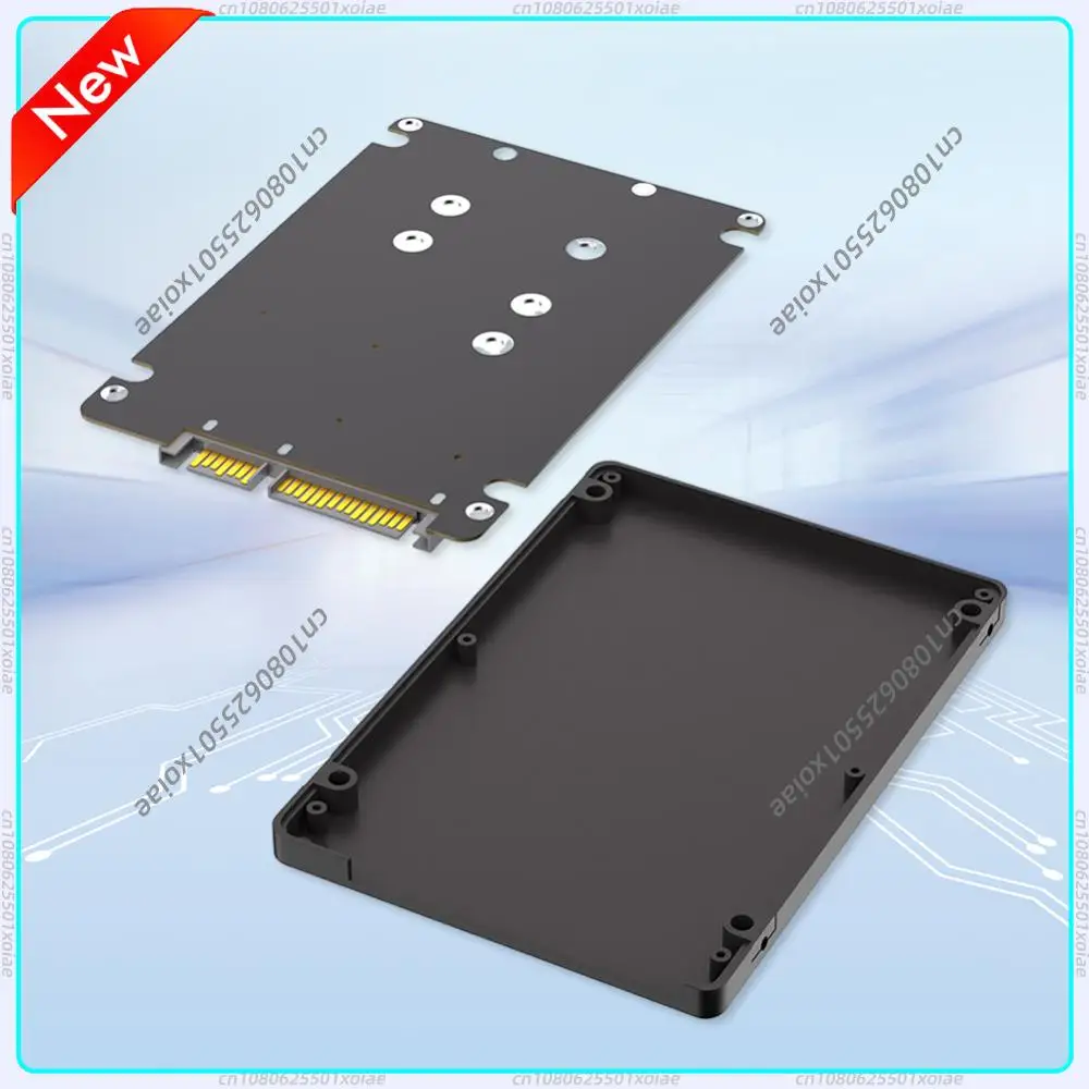

Dual B+M Key M.2 NGFF SSD To 2.5 SATA III Adapter M2 NGFF To SATA Adapter Card 6Gbps M.2 SATA Adapter Driver-free with Enclosure