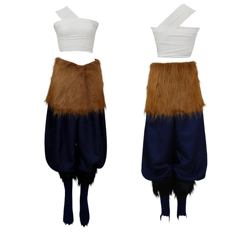 

Anime Cosplay Costume Set Pig Mask Bandage Pants Halloween Party Outfit For Man Women Girls