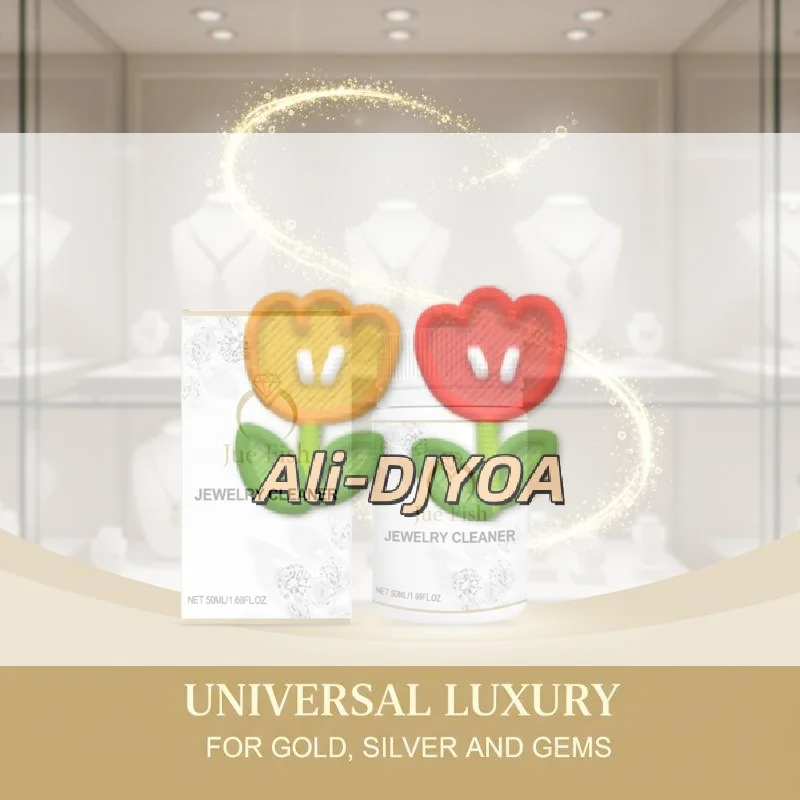 Effective Jewelry Cleaner Solution Revives Silver and Gold Jewelry Removes Stains Rust Grime for Daily Accessories Maintenance