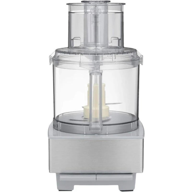 Food Processor 14-Cup Vegetable Chopper for Mincing, Dicing, Shredding, Puree & Kneading Dough, Light Gray Stainless Steel