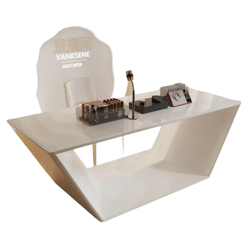 ディスプレイ美容受付デスクカウンター美学ビジネスホワイト受付デスク高級デザインEmpfang Thekeオフィス家具