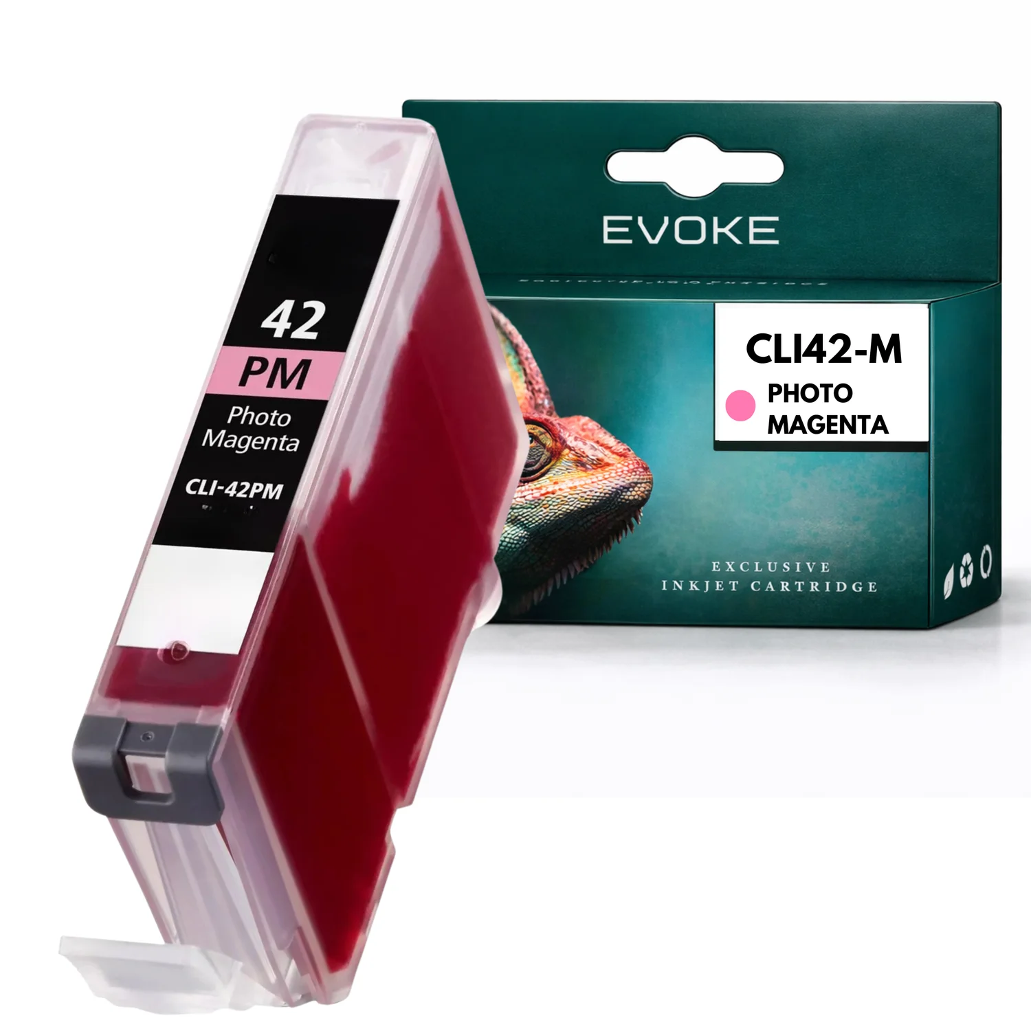 Evoke Compatibele Inkt voor Canon Cli42 Cli-42 6389B001 Photo Magenta Pixma Pro 100 Pro 100 S