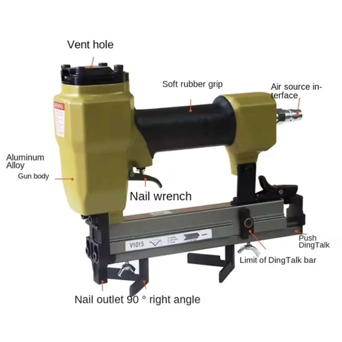 A002 V-Shaped Nail V1015 Picture Photo Frame Back Nail Angle Studio Photo Frame 45 Degree Pneumatic Angle Nail