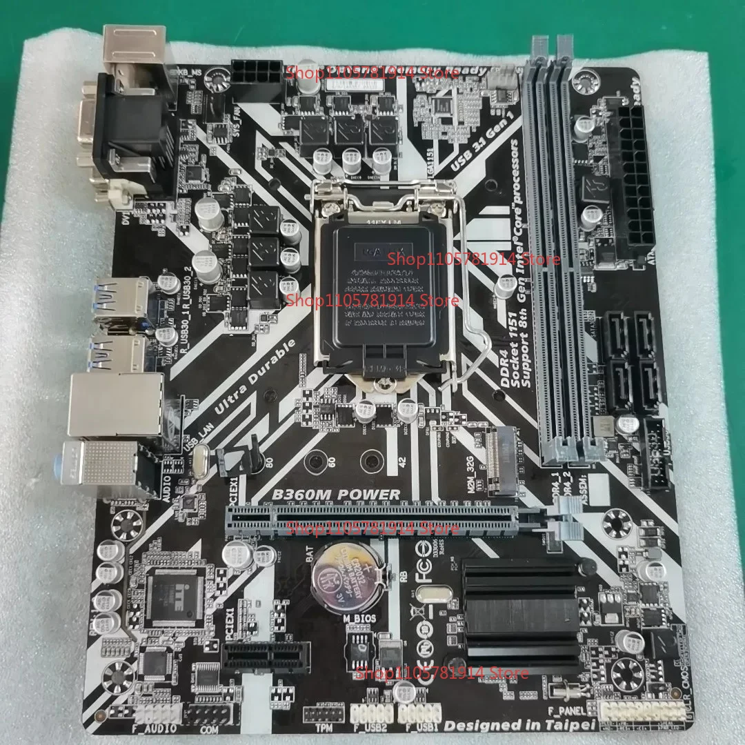 For Gigabyte B360M POWER Main Board LGA1151 B360 M-ATX Single M.2 Small Board