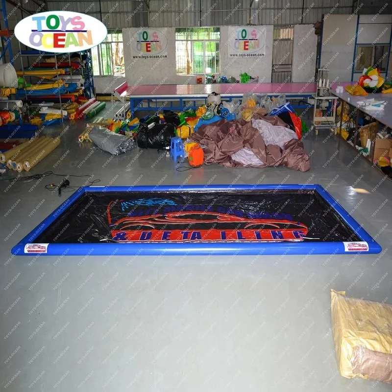 Customized Water Containment Mat Pvc Portable Inflatable Car Wash Mats