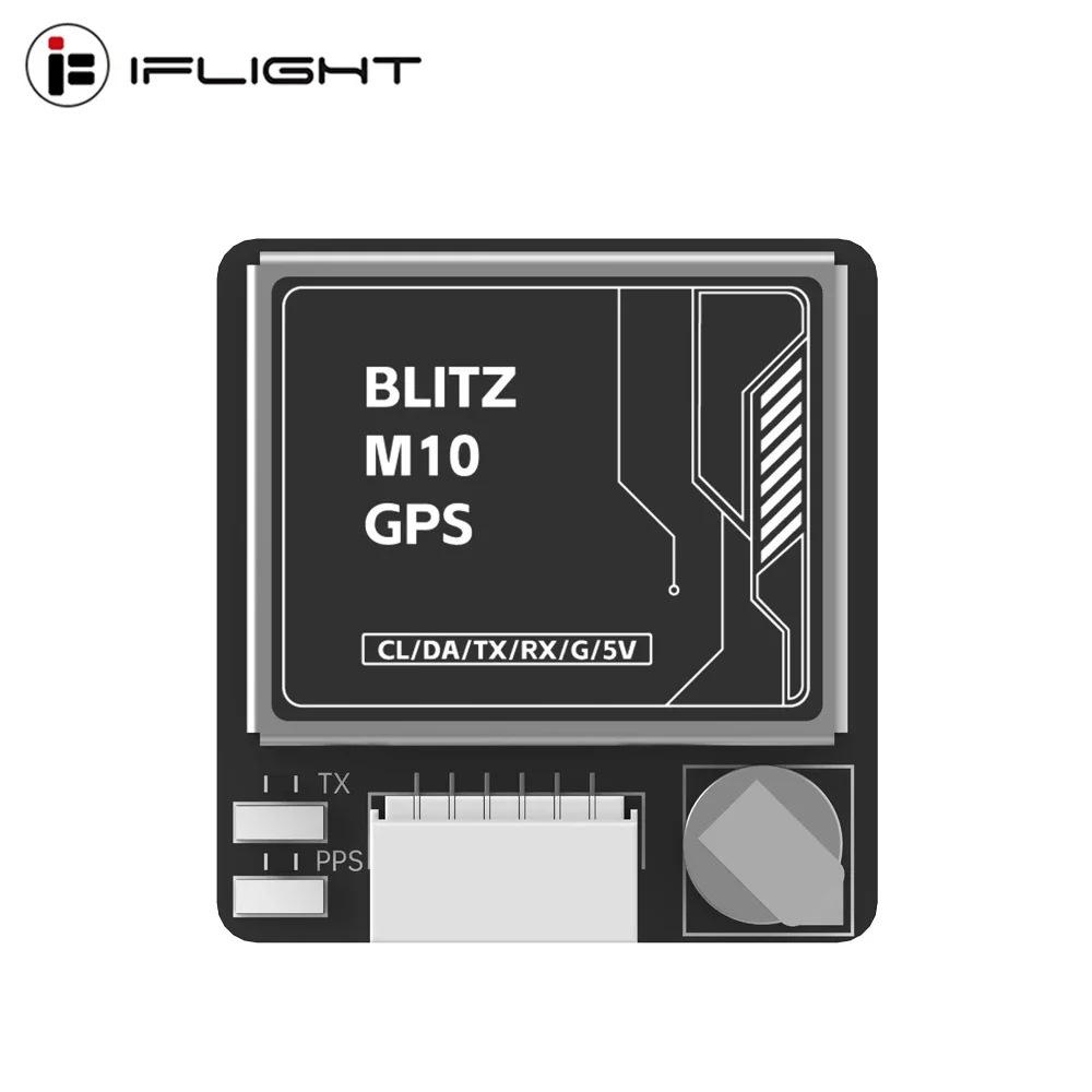 IFlight BLITZ M10 GPS Built-in High Precision Compass QMC5883L Ceramic Antenna for RC Airplane FPV Long Range Drone Parts