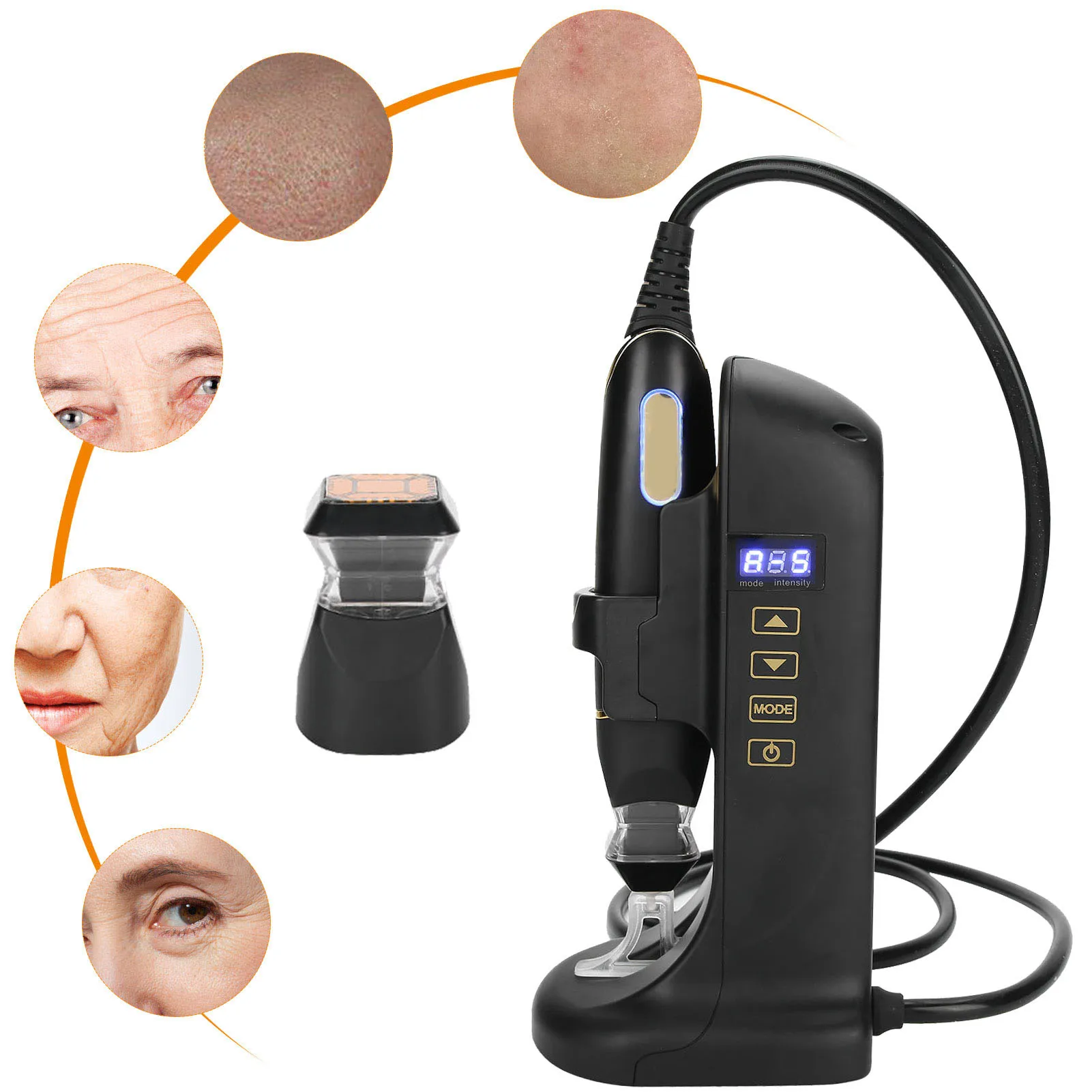 Thuis Radiofrequentie Machine Mini RF Radiofrequentie Machine Draagbare Gezicht Lifting Aanscherping Rimpel Verwijdering Machine RF Machine