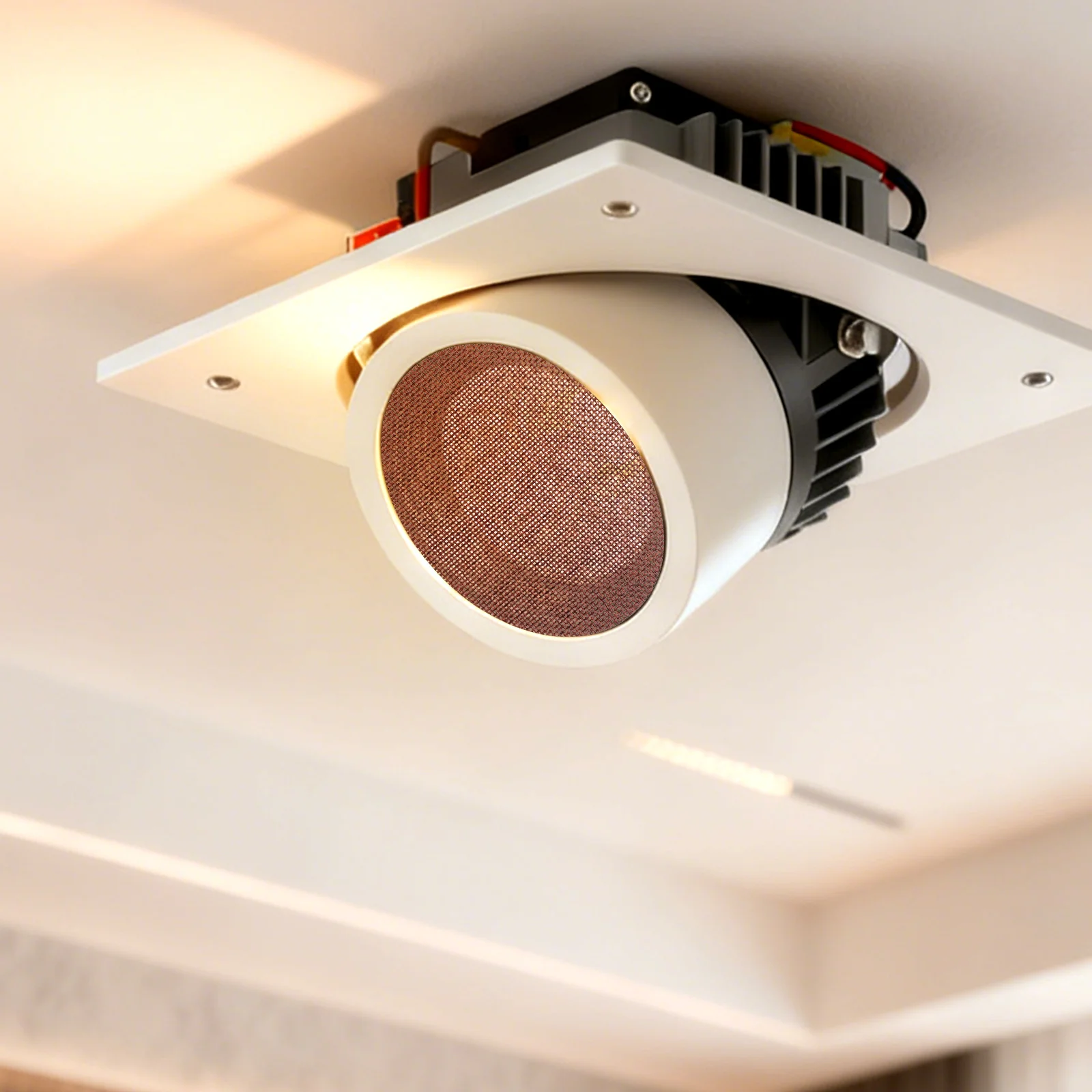 2 قطعة غطاء مصباح مستدير الناشر مصنوعة من مادة النسيج الناعمة لأضواء الثريا حاجز إضاءة معلق للمنزل متجر مقهى #4