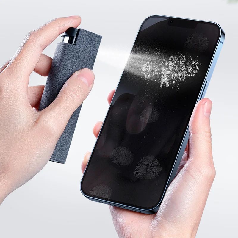 

2In1 Portable Phone Screen Cleaner Spray Tablet Computer Screen Dust Removal Cleaner Phone Cleaning Artifact NO Cleaning Liquid