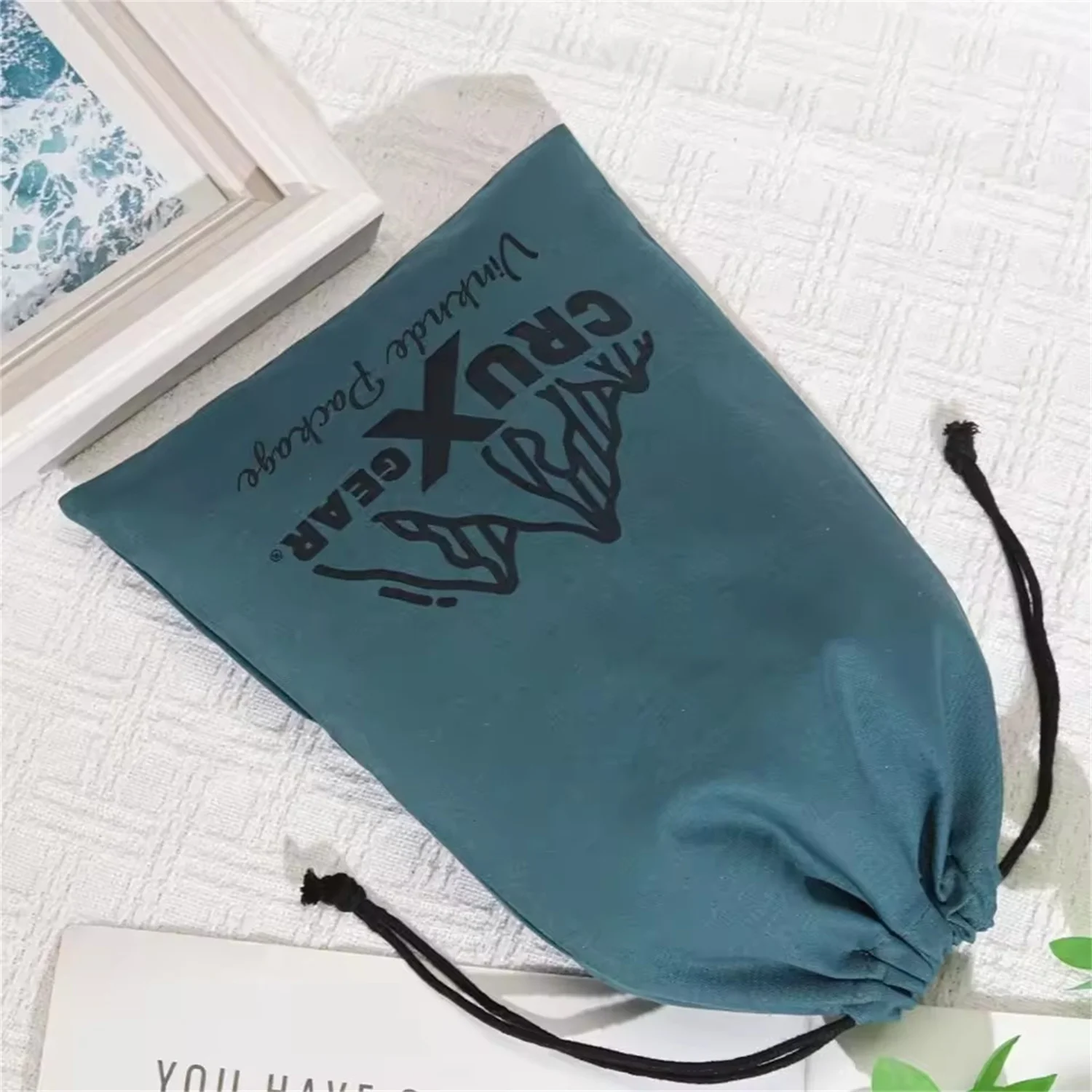Custom Logo Canvas Cotton Linen Drawstring Dust Bag 30x35cm Shopping Jewelry Perfume Organic Shoe Clothes Packing Cotton Pouch