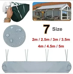 Outdoor Awning Storage Bag Rain Weather Dust Cover Waterproof Protector Organizer Bag Large Capacity Camping Poles Storage Bag