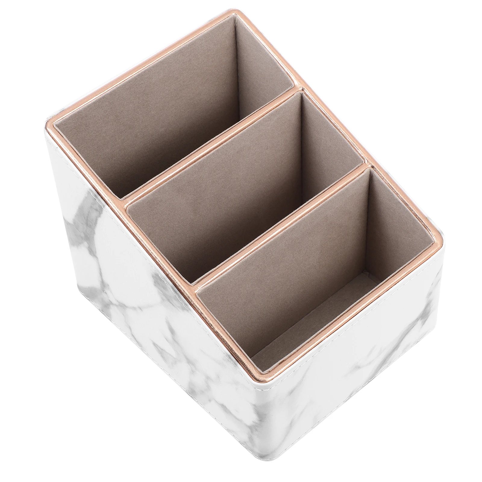

Stackable Storage Box Velvet Lining Multi Grid Trapezoid Design Space Saving Desk ganizer Cosmetics Sundries Container