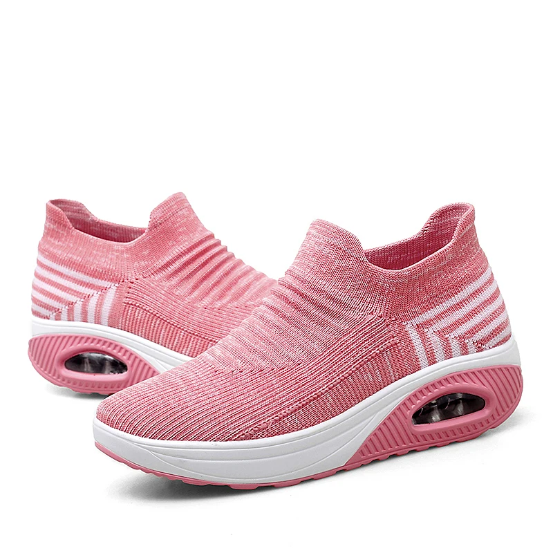 Trampki damskie buty do chodzenia Outdoor Casual sportowe obuwie oddychająca platforma do butów tenisowych poduszka powietrzna Zapatillas Aire Mujer