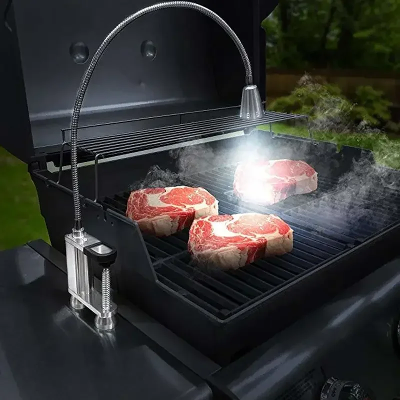 1 unidad 360 °   Lámpara de Trabajo LED con Cuello de Cisne para Barbacoa, Fiestas y Cocina al Aire Libre