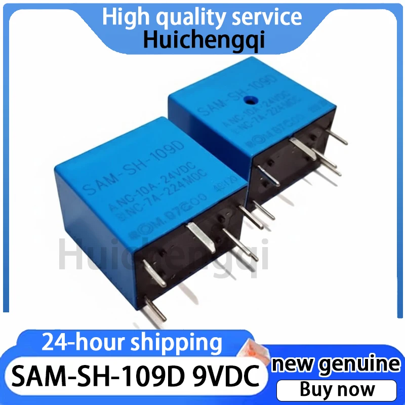 1PCS Genuine SAM-SH-109D 9VDC 6-pin 10A Automotive Relay